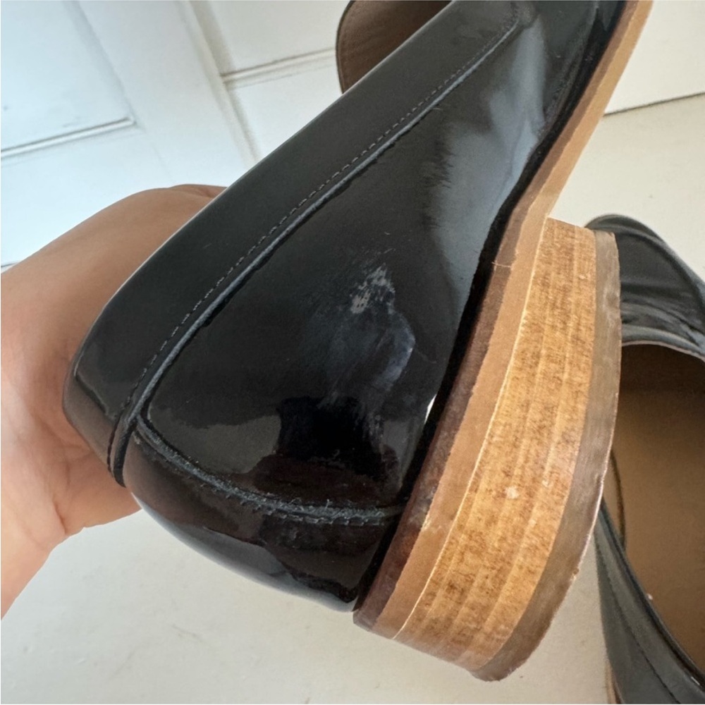 Everlane Black Patent Leather Loafers 10 - Picture 6 of 13